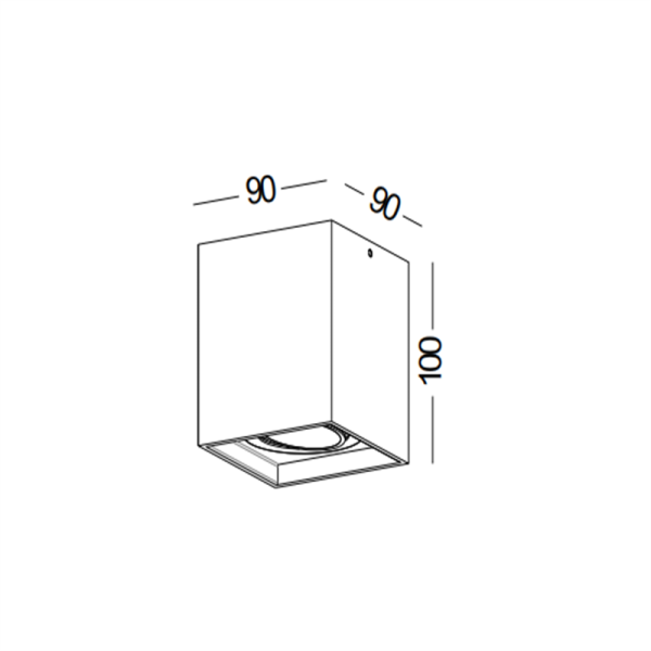 BL001-WT-GU10 Lamp led surface down light - Image 2