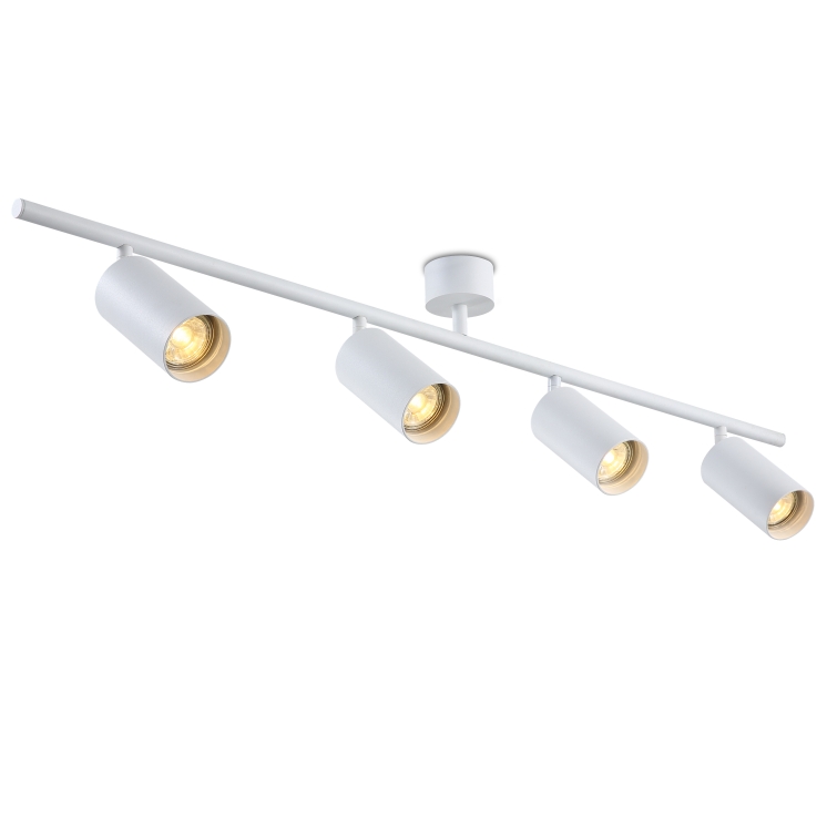 DS004-WT-4*5W GU10 lamp led surface track light