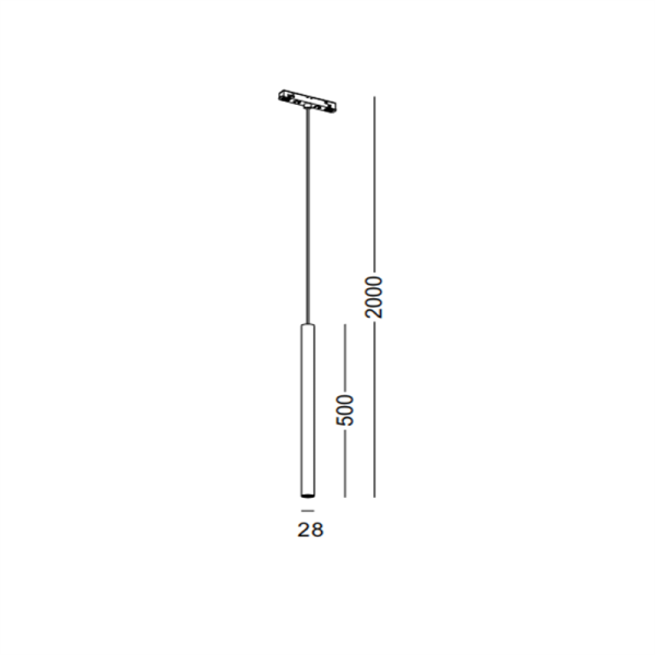 HL012-MT-1*3W Modern style led track light - Image 2