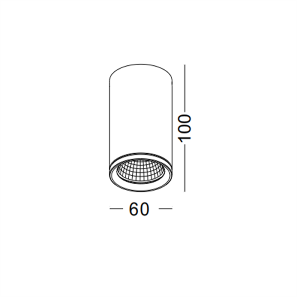 LBL049-5W Cob led surface down light - Image 2