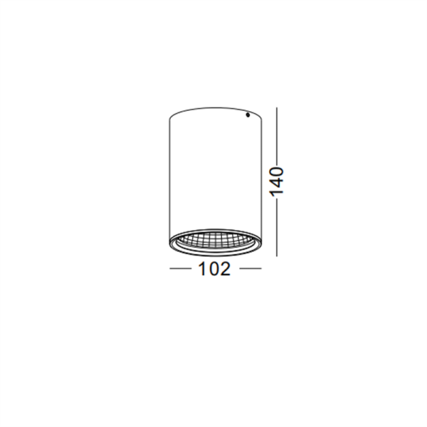 LBL184-12W Led outdoor  ceiling light - Image 3