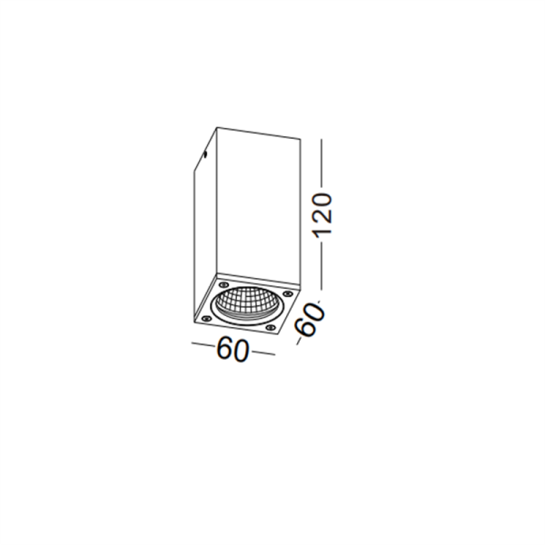 LBL186-5W Led outdoor ceiling light - Image 2