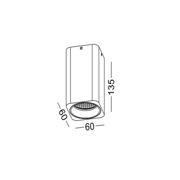 LBL211-5W Modern style led surface down light - Image 2