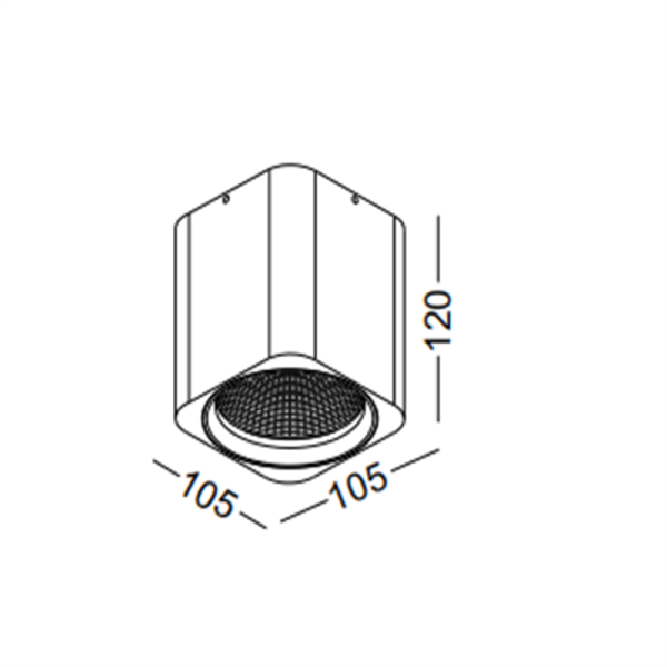LBL213-12W Modern style led surface down light - Image 2