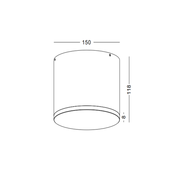 LBL250-20W Led outdoor ceiling light - Image 2