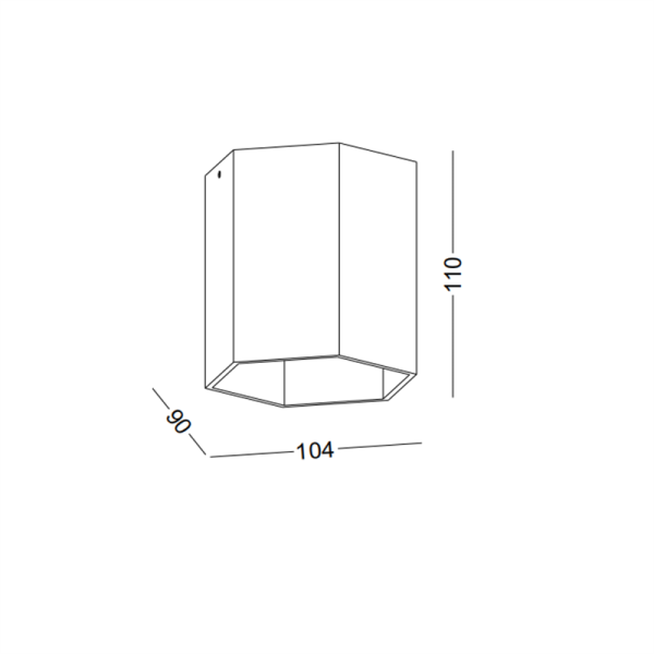 LBL251-SL-GU10 Modern style led surface down light - Image 2