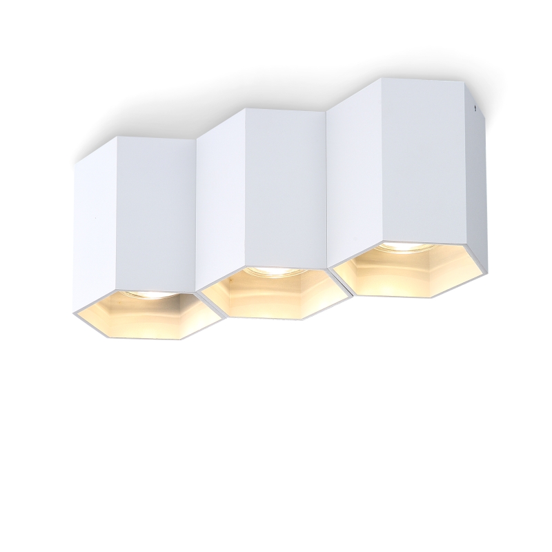 LBL253A-WT-3*GU10 Modern style led surface down light