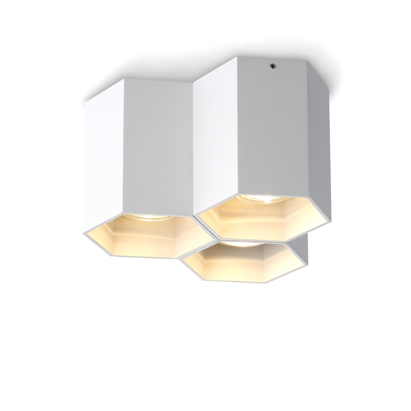 LBL253B-WT-3*GU10 Lamp led surface down light