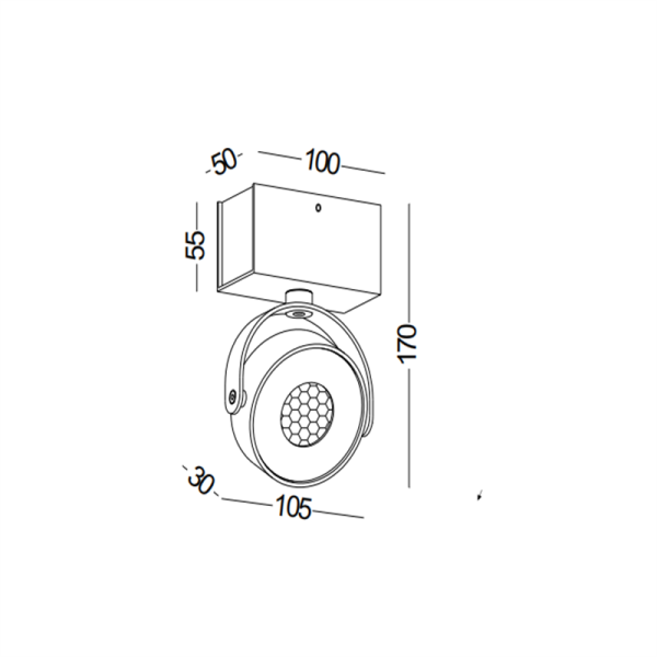 LBL265-WT-9W Cob led surface spot light - Image 2