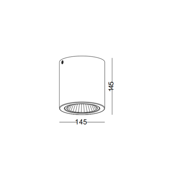 LBL276-WT-20W Modern style led surface down light - Image 2