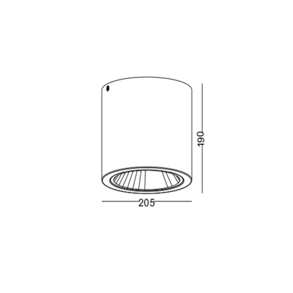 LBL278-WT-42W  Modern style led surface down light - Image 2