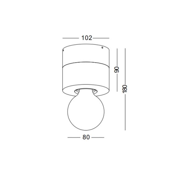 LBL281-WT-4W Modern style led surface down light - Image 2