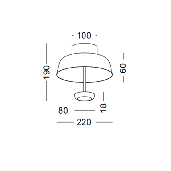 LBL283-RD-6W Hallway led ceiling light - Image 2
