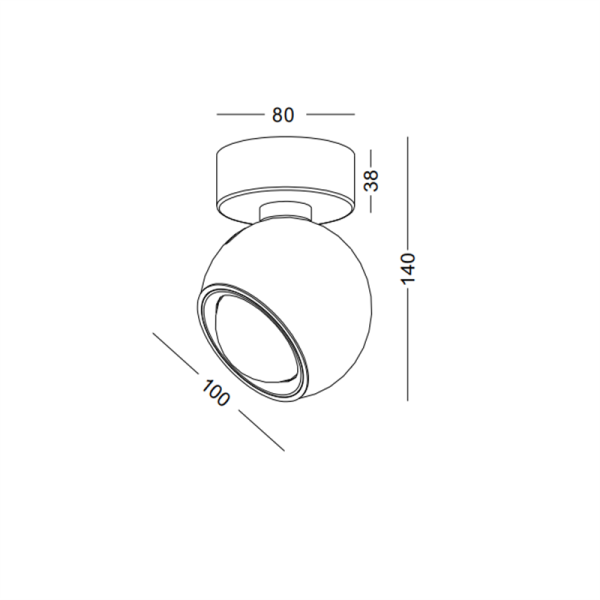 LBL285-BK-5W Cob led surface spot light - Image 2