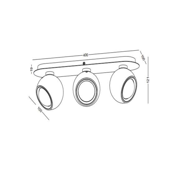 LBL288-BK-3*5W Cob led surface spot light - Image 2