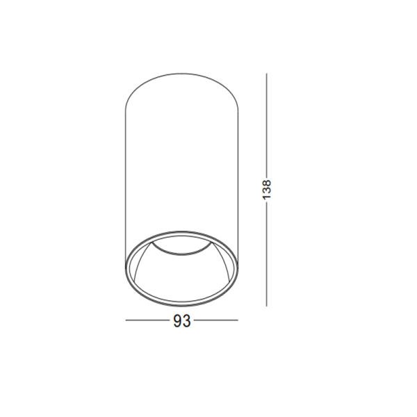 LBL702-20W Modern style led surface down light - Image 2