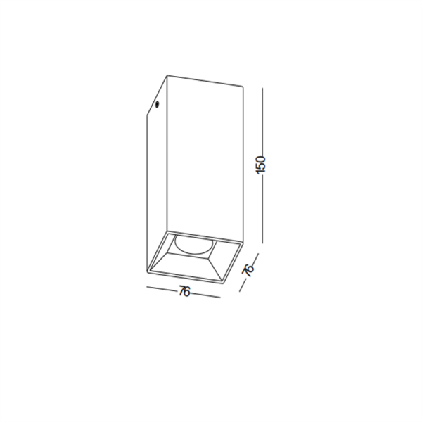 LBL705-12W Modern style led surface down light - Image 2