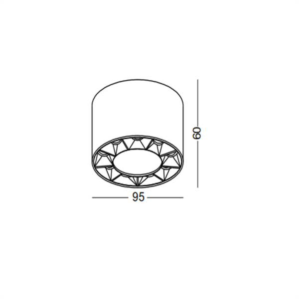 LBL717-10W Modern style led surface down light - Image 2