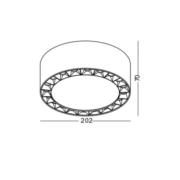 LBL720-20W Modern style led surface down light - Image 2