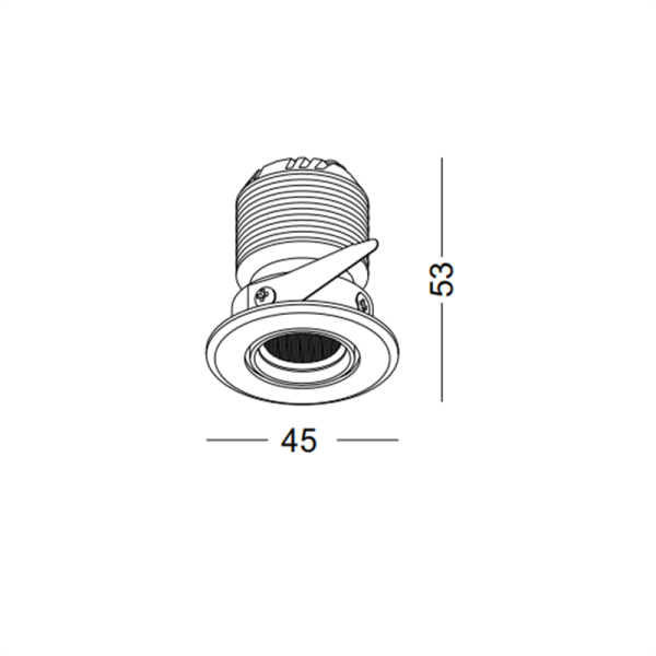 LDC001A-GD-3W Modern style led recessed spot light - Image 2