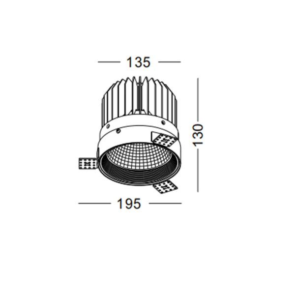 LDC209-24W-COB led recessed spot light - Image 2