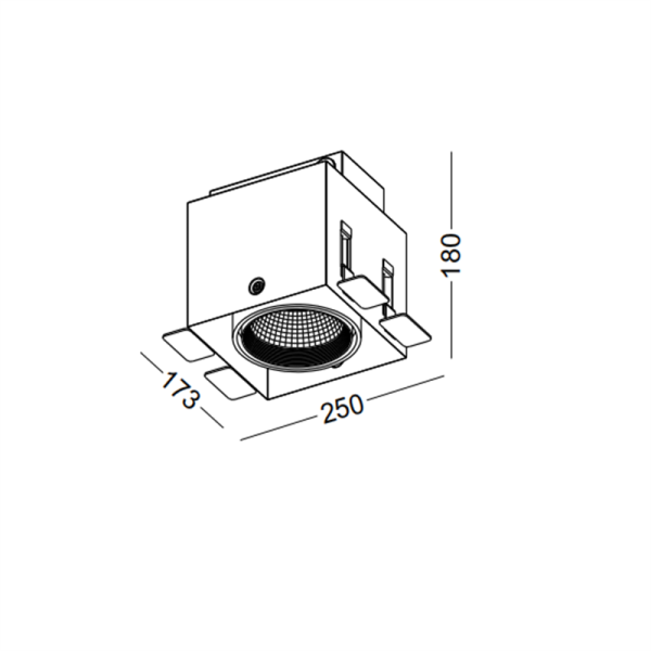 LDC214-24W-Cob led grille light - Image 2