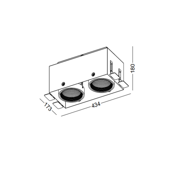 LDC215-24W Cob led grille light - Image 2