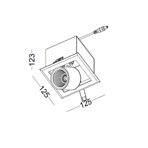 LDC317-COB 5W grille light led ceiling light - Image 2