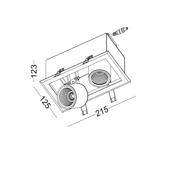LDC318-COB 10W grille light led ceiling light - Image 2
