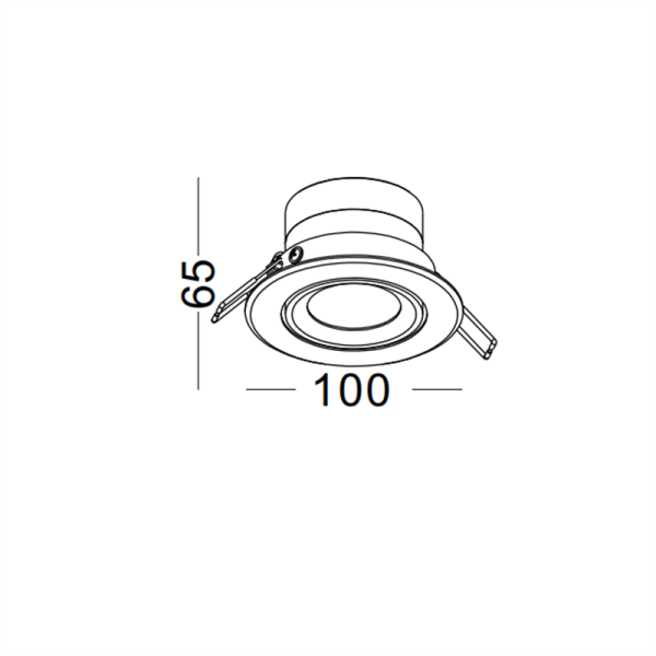 LDC335-6W Led outdoor ceiling light - Image 2
