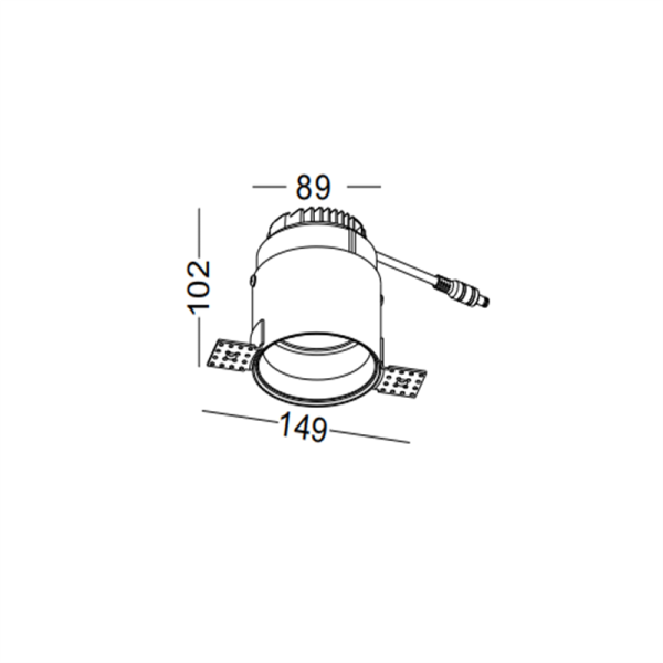LDC340-COB 9W rimless LED Spot light led ceiling light - Image 2