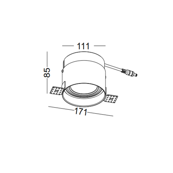 LDC343-COB 9W rimless LED Spot light led ceiling light rotatable - Image 2