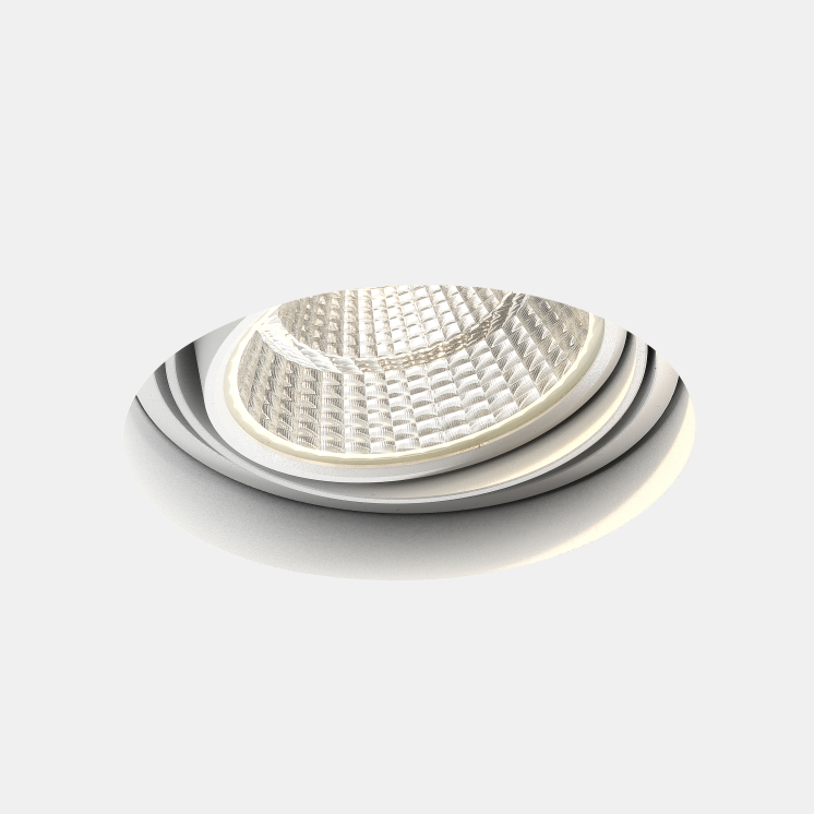 LDC344-COB 12W rimless LED Spot light led ceiling light rotatable
