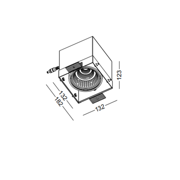 LDC362-Rimless COB 12W grille light led ceiling light - Image 2