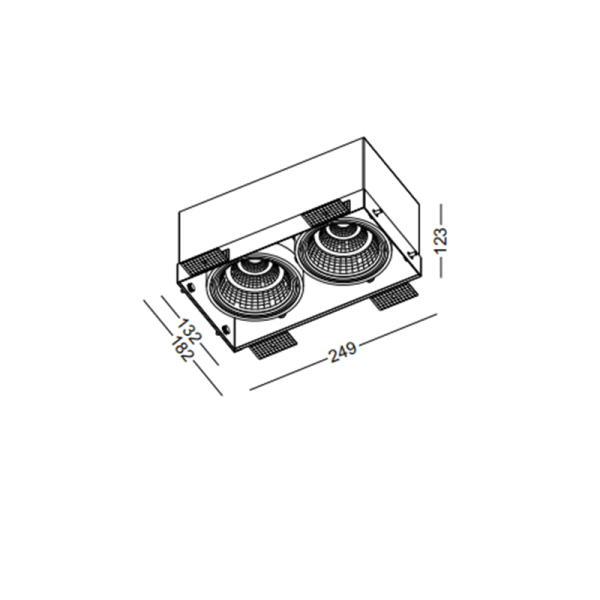LDC363-Rimless COB 24W grille light led ceiling light - Image 2
