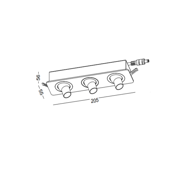 LDC370-3*3W Modern style led cabinet light - Image 2