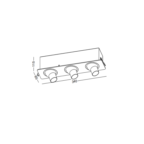 LDC373-3*6W Modern style led cabinet light - Image 2
