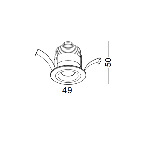 LDC402-3W Led outdoor ceiling light - Image 2