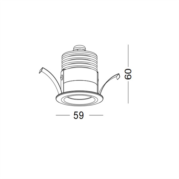 LDC403-6W Led outdoor ceiling light - Image 2