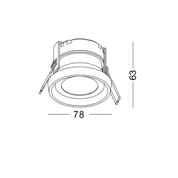 LDC411-6W Led outdoor ceiling light - Image 2