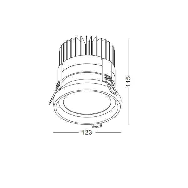 LDC413-24W Led outdoor ceiling light - Image 2