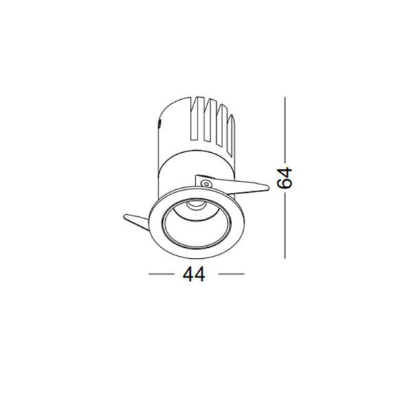 LDC424-5W Cob led recessed spot light - Image 2