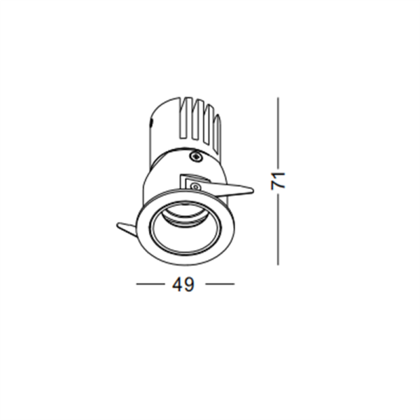 LDC429-5W Cob led recessed spot light - Image 2
