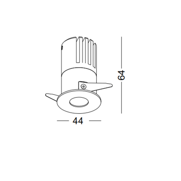 LDC433-3W Modern style bedroom led recessed spot light - Image 2