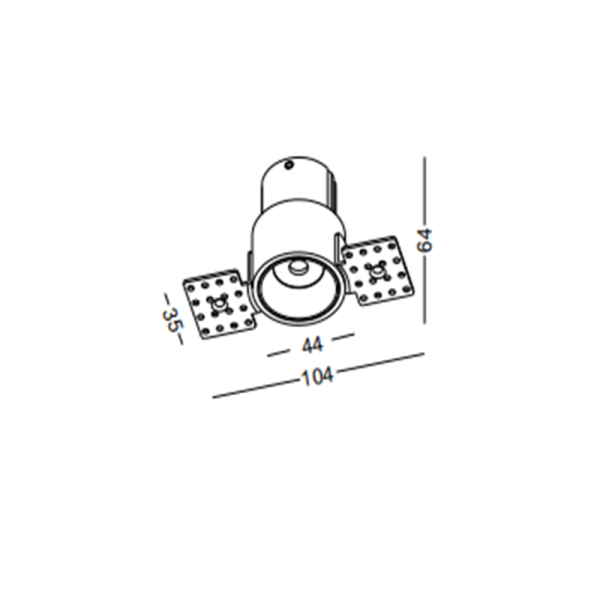 LDC439-5W Cob led recessed spot light - Image 3