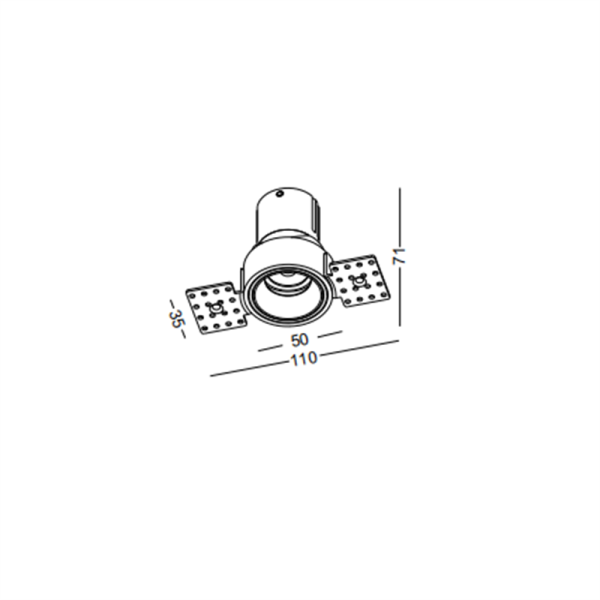 LDC444-5W Cob led recessed spot light - Image 2