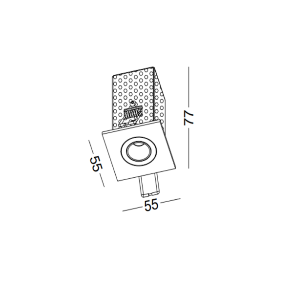 LDC448-3W Modern style led grille light - Image 2