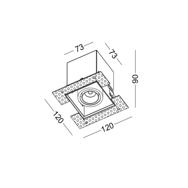 LDC457-5W Cob led grille light - Image 2