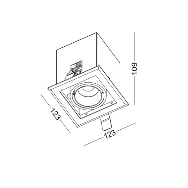 LDC466-12W Cob led grille light - Image 2