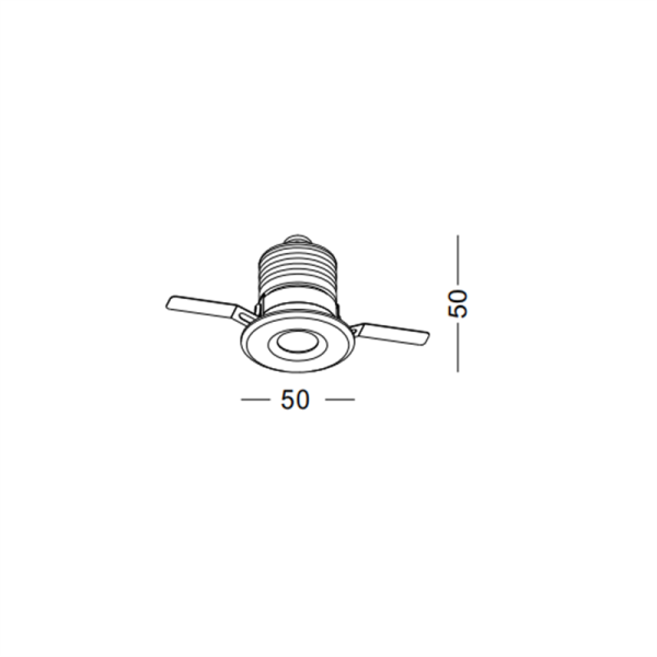 LDC469-3W Led outdoor ceiling light - Image 3